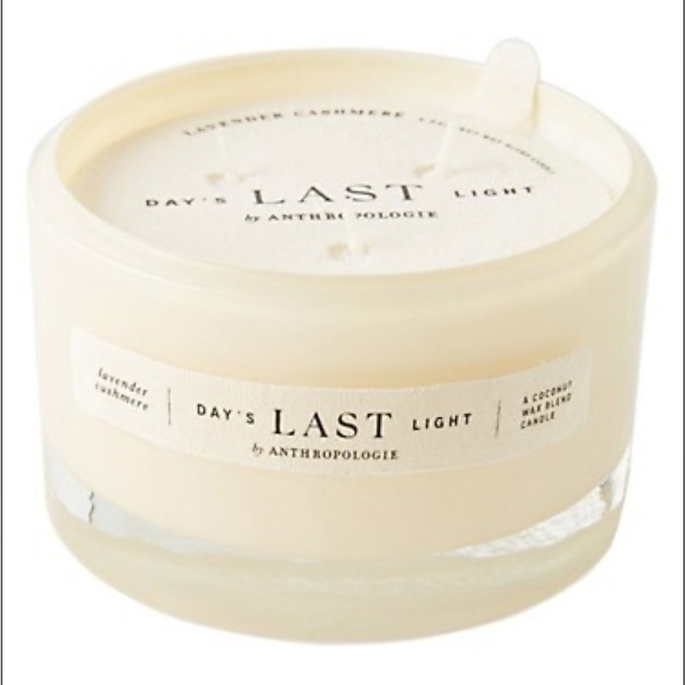 Anthropologie Days Last Light Floral Lavender Cashmere Boxed Candle NIB